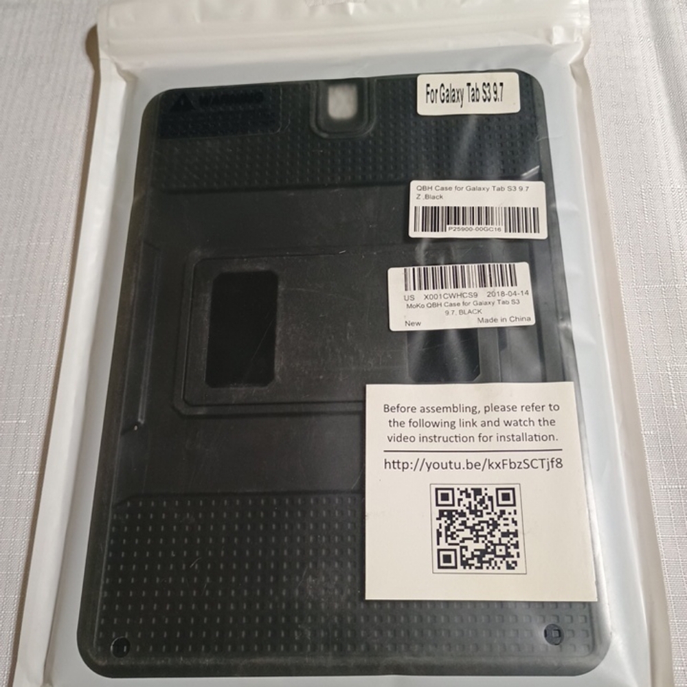 Durable Black Tablet Cover